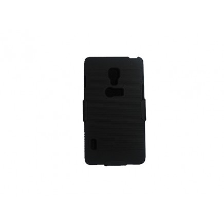 LG L7X Clip Combo 3 en 1 Holster + Mica + Paño Limpiador